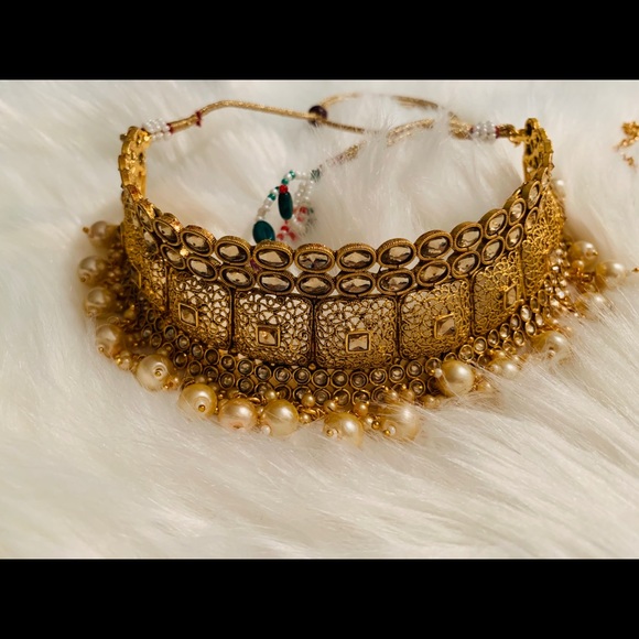 Indian necklace set - Picture 7 of 9